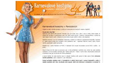 Desktop Screenshot of kostymynakarneval.cz